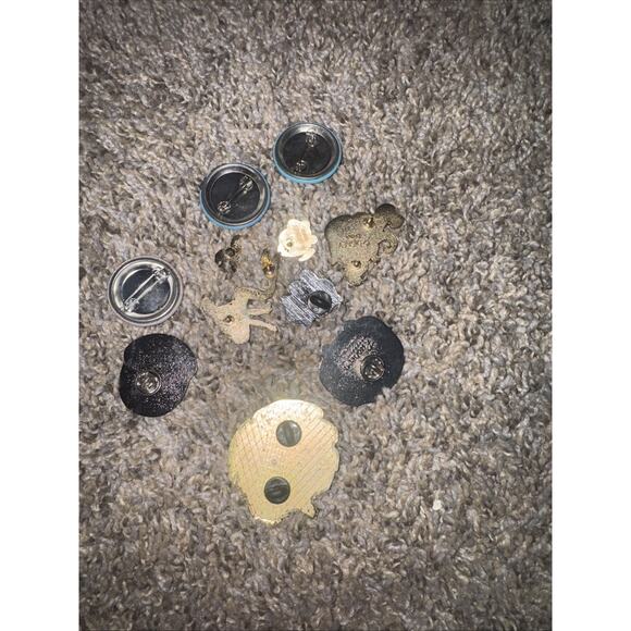 Collection of Anime Cartoon and Character-themed Enamel Pins Lot - Picture 3 of 3